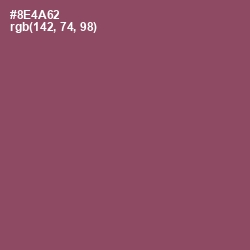 #8E4A62 - Cannon Pink Color Image