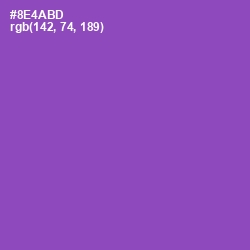 #8E4ABD - Wisteria Color Image