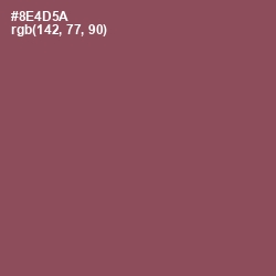 #8E4D5A - Copper Rust Color Image