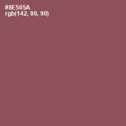 #8E505A - Copper Rust Color Image