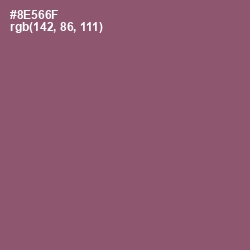 #8E566F - Cannon Pink Color Image