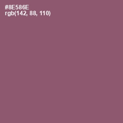 #8E586E - Cannon Pink Color Image