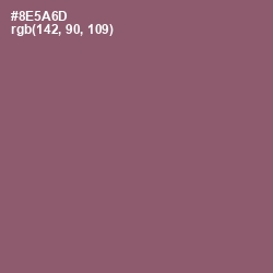 #8E5A6D - Cannon Pink Color Image
