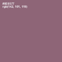 #8E6577 - Opium Color Image
