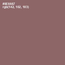 #8E6667 - Sand Dune Color Image