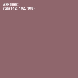 #8E666C - Sand Dune Color Image