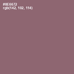 #8E6672 - Opium Color Image