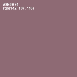 #8E6B74 - Opium Color Image