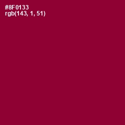 #8F0133 - Paprika Color Image