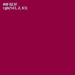 #8F023F - Paprika Color Image