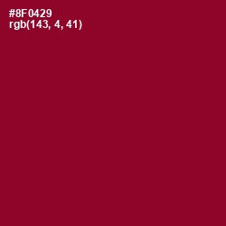 #8F0429 - Paprika Color Image