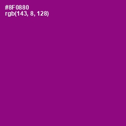 #8F0880 - Violet Eggplant Color Image