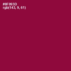 #8F093D - Paprika Color Image