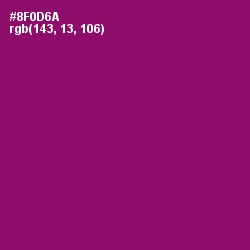 #8F0D6A - Fresh Eggplant Color Image