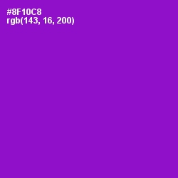 #8F10C8 - Electric Violet Color Image