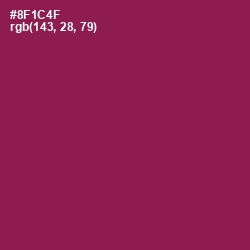 #8F1C4F - Disco Color Image