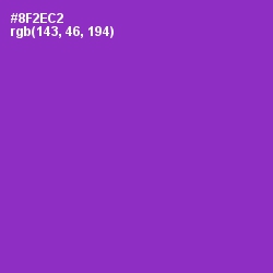 #8F2EC2 - Electric Violet Color Image