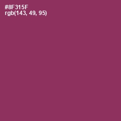 #8F315F - Camelot Color Image