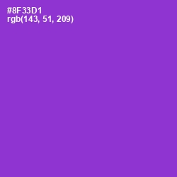 #8F33D1 - Electric Violet Color Image