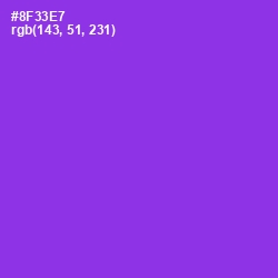 #8F33E7 - Electric Violet Color Image