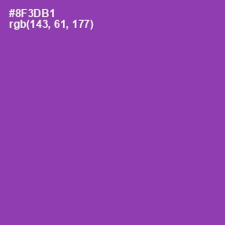 #8F3DB1 - Vivid Violet Color Image