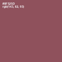 #8F525D - Copper Rust Color Image