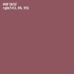 #8F565F - Copper Rust Color Image