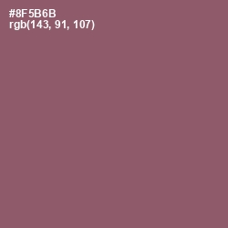 #8F5B6B - Cannon Pink Color Image