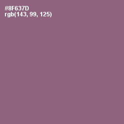 #8F637D - Opium Color Image