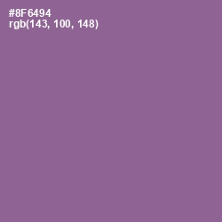 #8F6494 - Trendy Pink Color Image