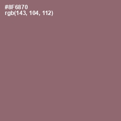 #8F6870 - Opium Color Image