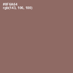 #8F6A64 - Sand Dune Color Image