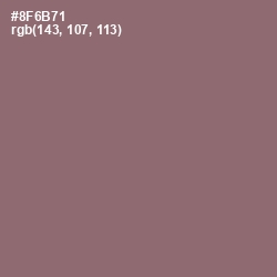 #8F6B71 - Opium Color Image