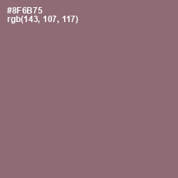 #8F6B75 - Opium Color Image