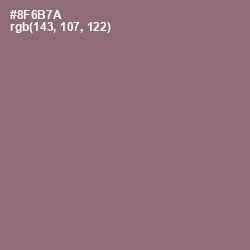 #8F6B7A - Opium Color Image