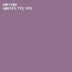 #8F718D - Mountbatten Pink Color Image