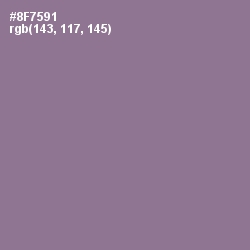 #8F7591 - Mountbatten Pink Color Image