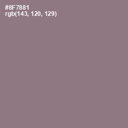 #8F7881 - Mountbatten Pink Color Image