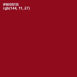 #900B1B - Carmine Color Image