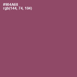 #904A68 - Cannon Pink Color Image