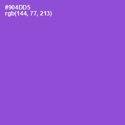 #904DD5 - Amethyst Color Image