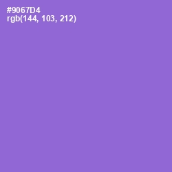 #9067D4 - Medium Purple Color Image