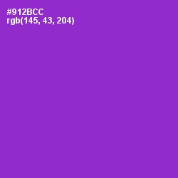 #912BCC - Electric Violet Color Image