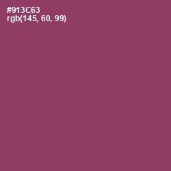 #913C63 - Vin Rouge Color Image
