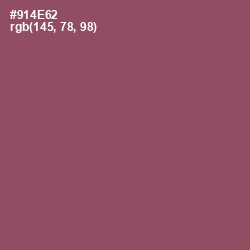 #914E62 - Cannon Pink Color Image