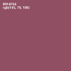 #914F64 - Cannon Pink Color Image