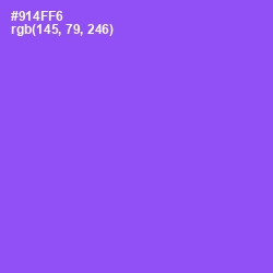 #914FF6 - Medium Purple Color Image