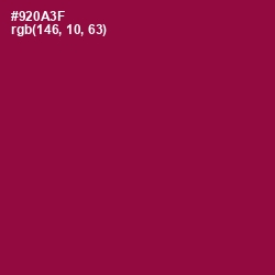 #920A3F - Paprika Color Image