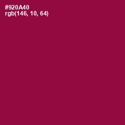 #920A40 - Rose Bud Cherry Color Image