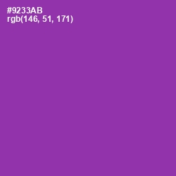 #9233AB - Vivid Violet Color Image